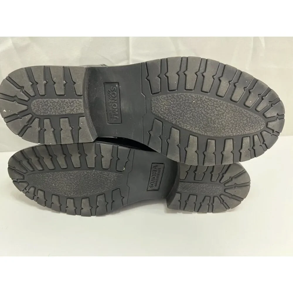 NWT Sonoma Lottiee black chelsea booties. Size 8.5